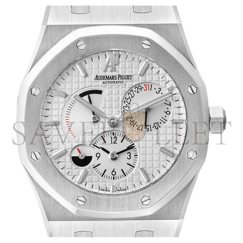 AUDEMARS PIGUET ROYAL OAK DUAL TIME POWER RESERVE WATCH 26120ST.OO.1220ST.01